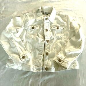 Tommy Hilfiger Kids White Jean Jacket